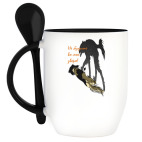 Кружка с ложкой