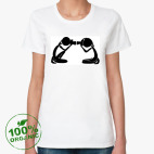 Женская футболка органик