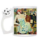Кружка с футбольным мячиком