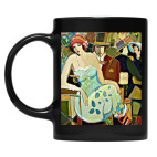 Кружка цветная UV-DTF