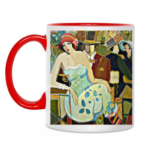 Кружка с принтом Ретро