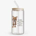 Банка с бамбуковой крышкой