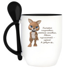 Кружка с ложкой