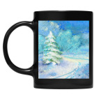 Кружка цветная UV-DTF