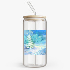 Банка с бамбуковой крышкой