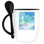 Кружка с ложкой