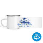 Кружка металлическая белая (круговая запечатка)