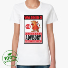 Женская футболка органик