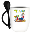 Кружка с ложкой