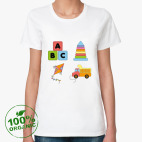 Женская футболка органик