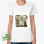 Женская футболка органик