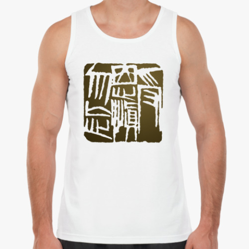 Майка с принтом Ци Бай Ши