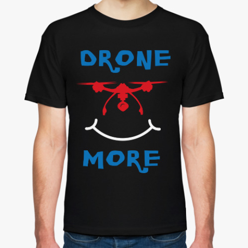 Футболка с принтом Дрон