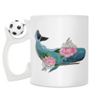 Кружка с футбольным мячиком