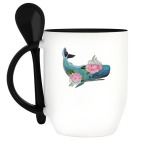 Кружка с ложкой