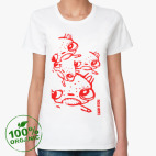 Женская футболка органик