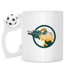 Кружка с футбольным мячиком