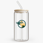 Банка с бамбуковой крышкой