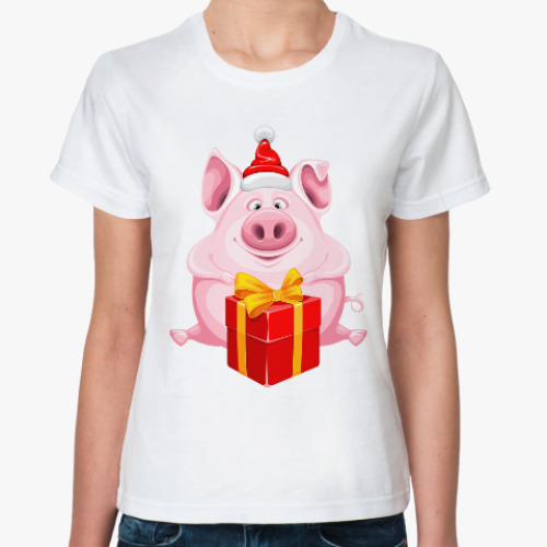 Классическая футболка Год свиньи