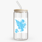 Банка с бамбуковой крышкой