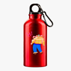 Металлическая бутылка 400 мл UV-DTF