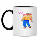 Кружка двухцветная