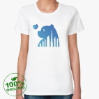 Женская футболка органик