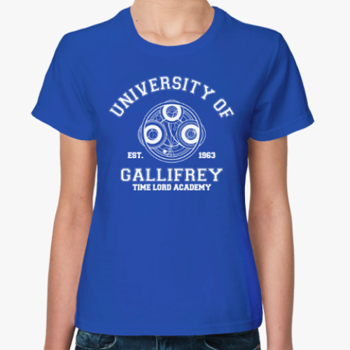 Женская футболка University of Gallifrey