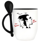 Кружка с ложкой