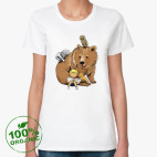 Женская футболка органик