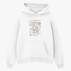 Толстовка худи оверсайз