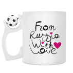 Кружка с футбольным мячиком