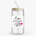 Банка с бамбуковой крышкой