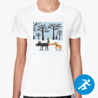 Женская спортивная футболка