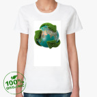 Женская футболка органик