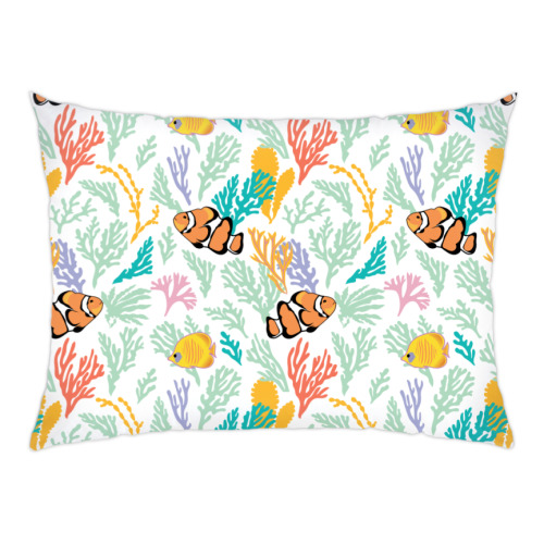 Подушка Тропические рыбки