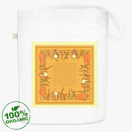 Сумка шоппер мерцающие перцы