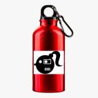 Металлическая бутылка 400 мл UV-DTF