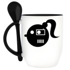 Кружка с ложкой