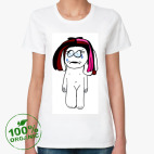 Женская футболка органик