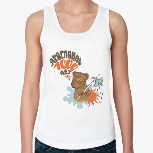 Женская майка с принтом Ярославль 1000