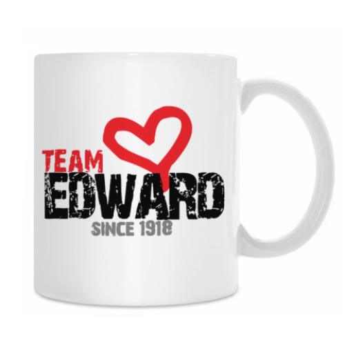 Кружка с принтом Team Edward