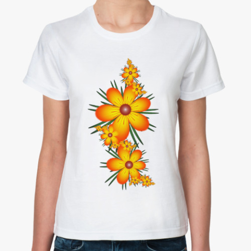 Классическая футболка Огнецветы