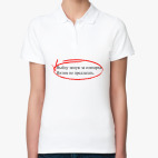 Женская рубашка поло