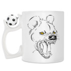 Кружка с футбольным мячиком