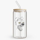 Банка с бамбуковой крышкой