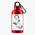 Металлическая бутылка 400 мл UV-DTF