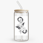 Банка с бамбуковой крышкой