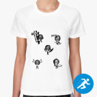 Женская спортивная футболка