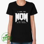 Женская футболка органик